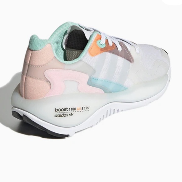 ADIDAS ORIGINALS ZX ALKYNE FX6369 Marathon Running Shoes Sneakers Size 5.5 White - Picture 4 of 17